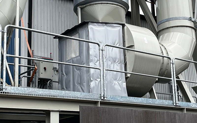 Bullerduk – et støjdæmpningsprodukt til reduktion af støjniveauet fra Kungsäter Industri