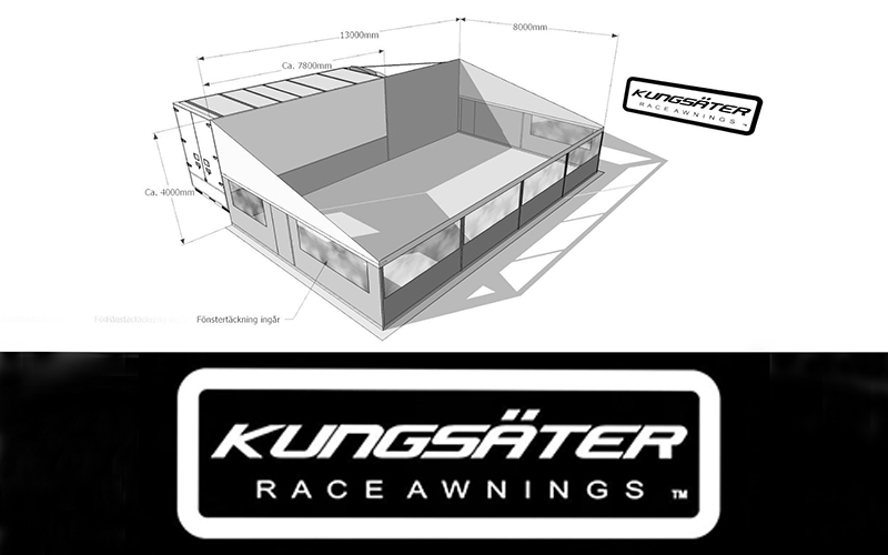 Kungsäter Race Awnings fremstiller depot-telte