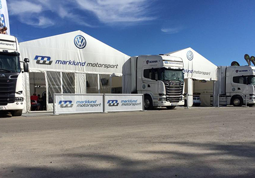 Depåtält från Kungsäter Trading med Kungsäter Industri som underleverantör