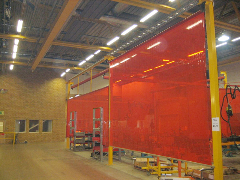 Svejset gardin fra Kungsäter Industri.