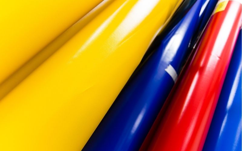 Duk med olika färger från kungsäter industri